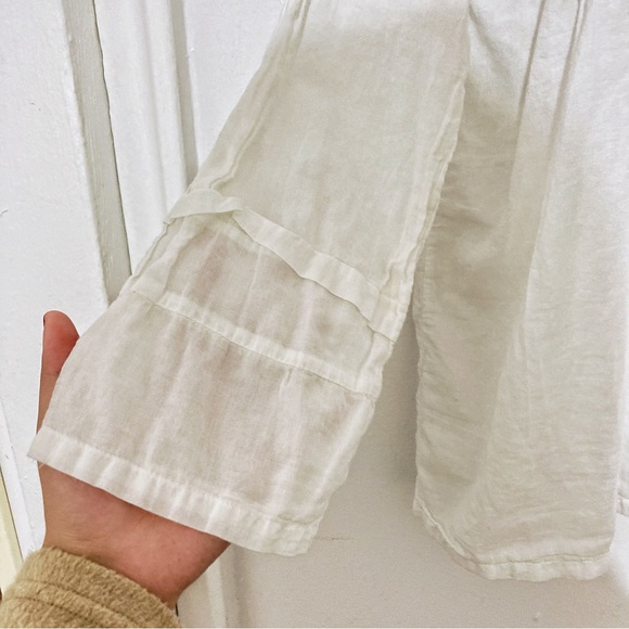 Johnny Was White Floral Embroidered Tunic Blouse Long Sleeves Size S - Picture 10 of 10